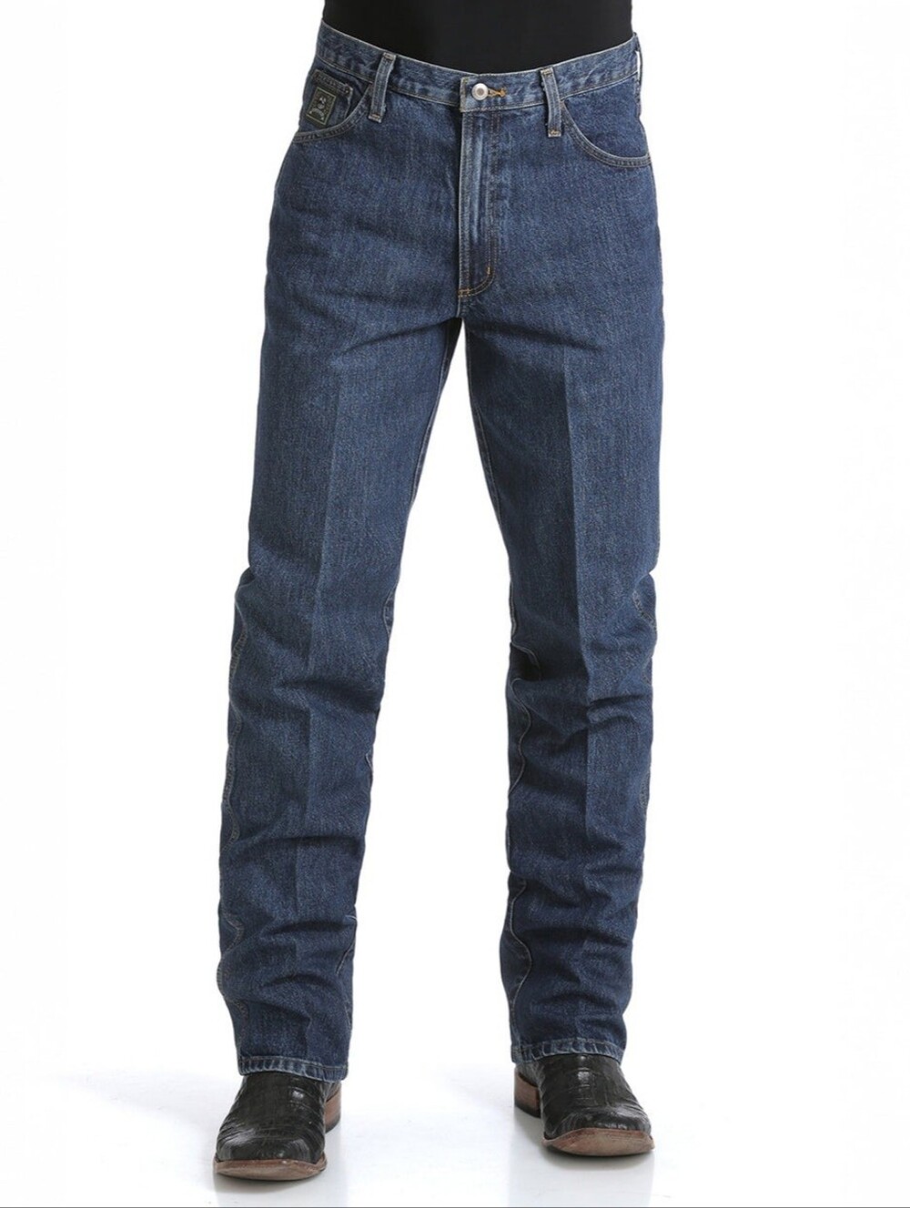 Cinch "Green Label Rigid" Straight Blue Jean | Men's Size 35x38